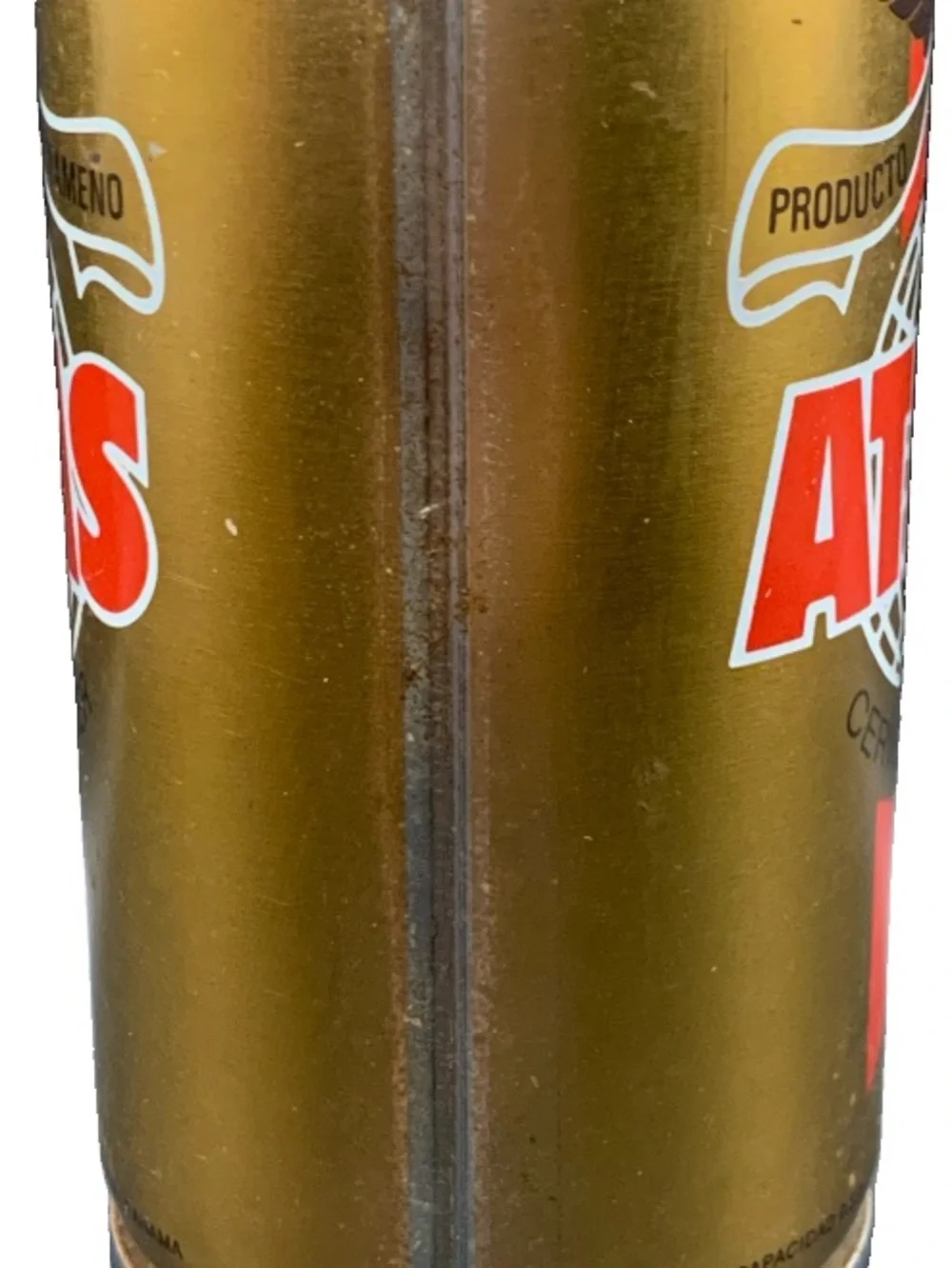 Vintage Beer Can Atlas Cervaza Lager Beer Pull Tab Empty Panama
